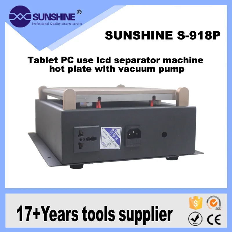 Новая модель 14-дюймовая большая нагревательная пластина ЖК-сепаратор сенсорный