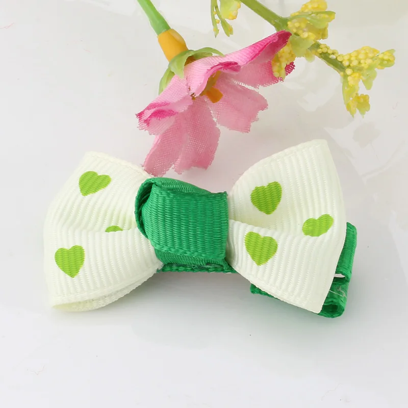 M MISM Fashion 1PC Baby Hairpins Cute Ribbon Bow Kids Hair Clip Children Accessories Ornaments Dot Flora Girls Hairgrip | Детская одежда
