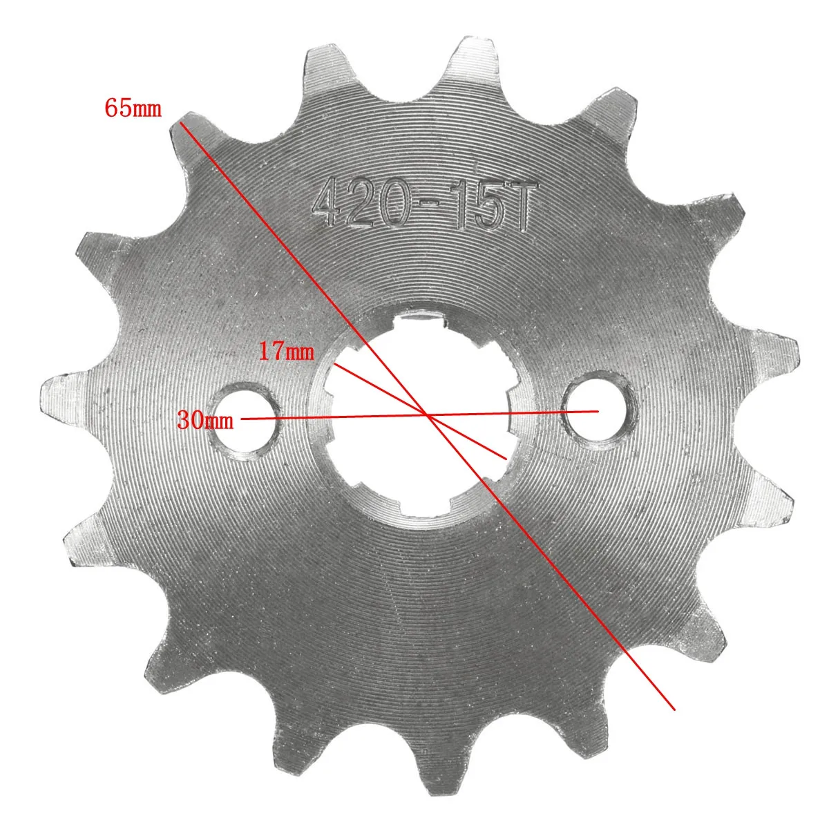 420 10T 11T 12T 13T 14T 15T 16T 17T 18T 19T передняя Звездочка для мотоцикла 70cc 110cc 125cc ATV Pit Bike