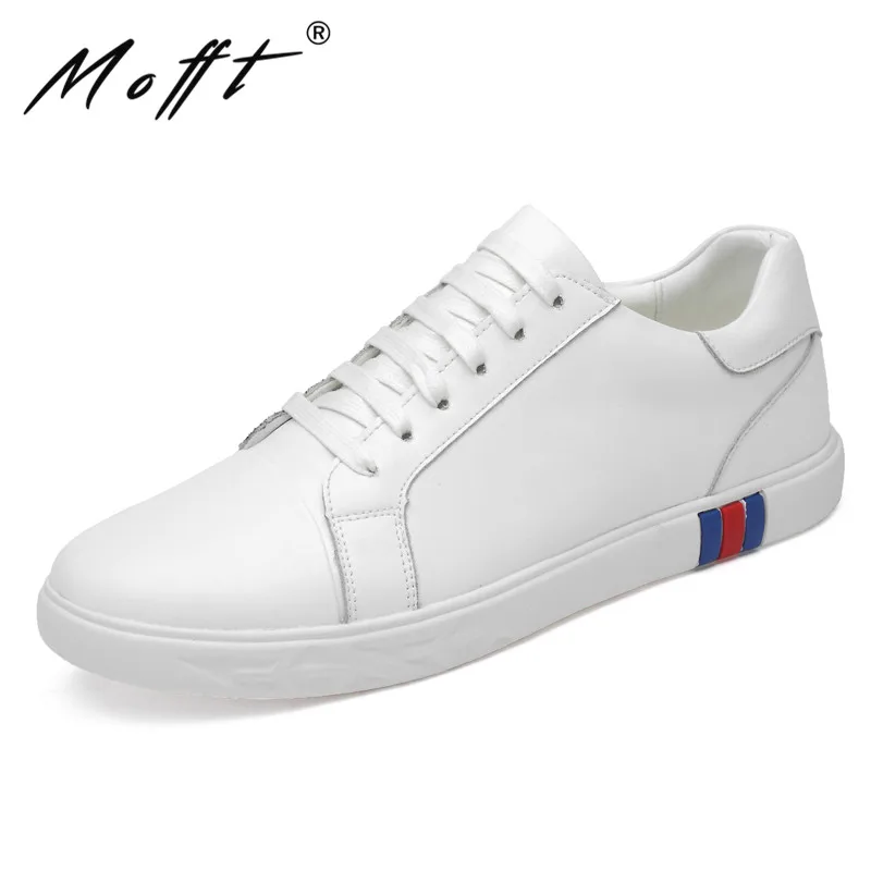 2019 Youth Trending Style Genuine Leather Low Top Men Casual Shoes Black White Solid Basic Leisure for Plus Size46 | Обувь