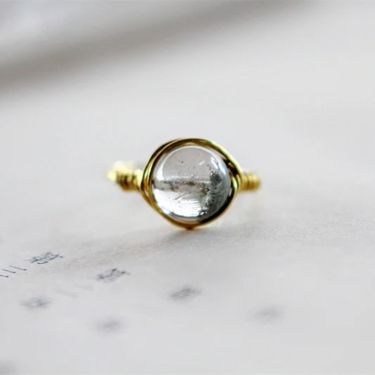 PINJEAS зеленые кристаллы Phantom ручная работа обернутая проволока естественный