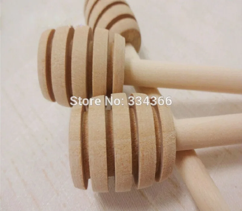 

100pcs/lot High Quality 6"Jam Stirring Rod Wood Honey Stick Stirring Rod Honey Spoon 15cm