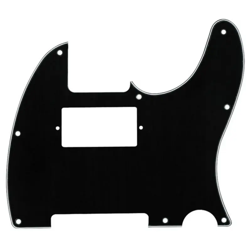 3 слоя Электрогитары хамбакер кроя Pickguards для Tele Стиль черный|humbucker pickup|electric guitar