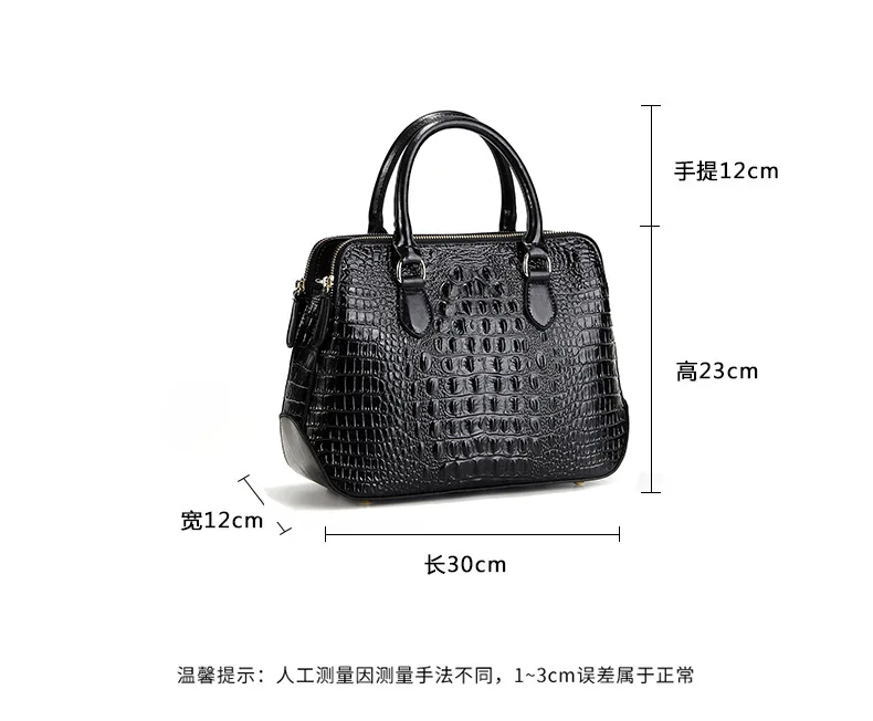 Fashion genuine Leather Women bag Crocodile Pattern Messenger bags ladies Purse female totes bag Handbag Leisure Tote Sac A Main