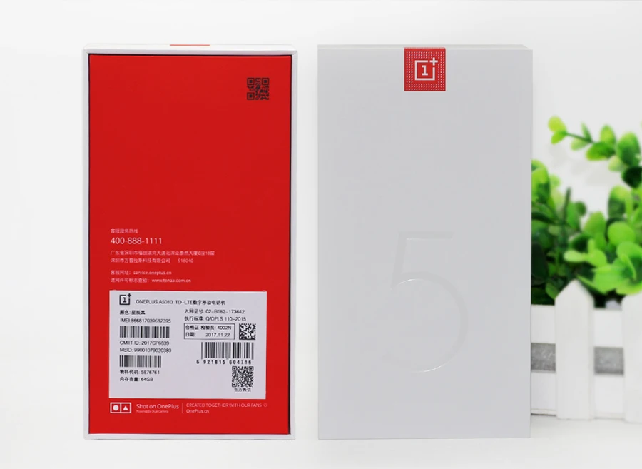 Oneplus 5 T 5 T 18:9 6,0" FHD дисплей 6 ГБ ОЗУ 64 Гб ПЗУ Snapdragon 835 Восьмиядерный 20MP+ 16MP распознавание лица кислородная операционная система мобильного телефона