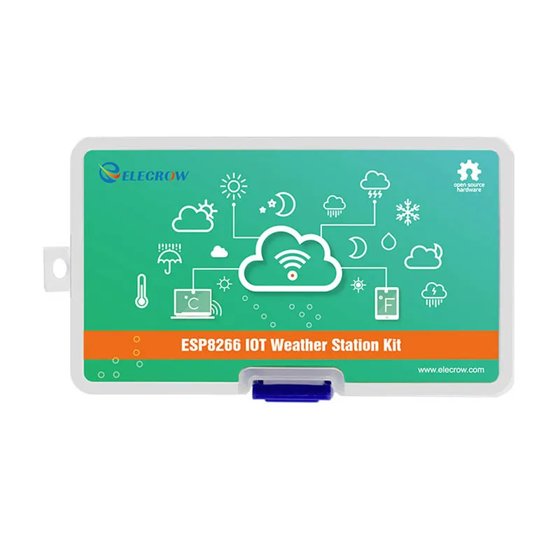 Модульная Метеостанция elerow ESP8266 IOT умный дом с датчиками температуры и влажности