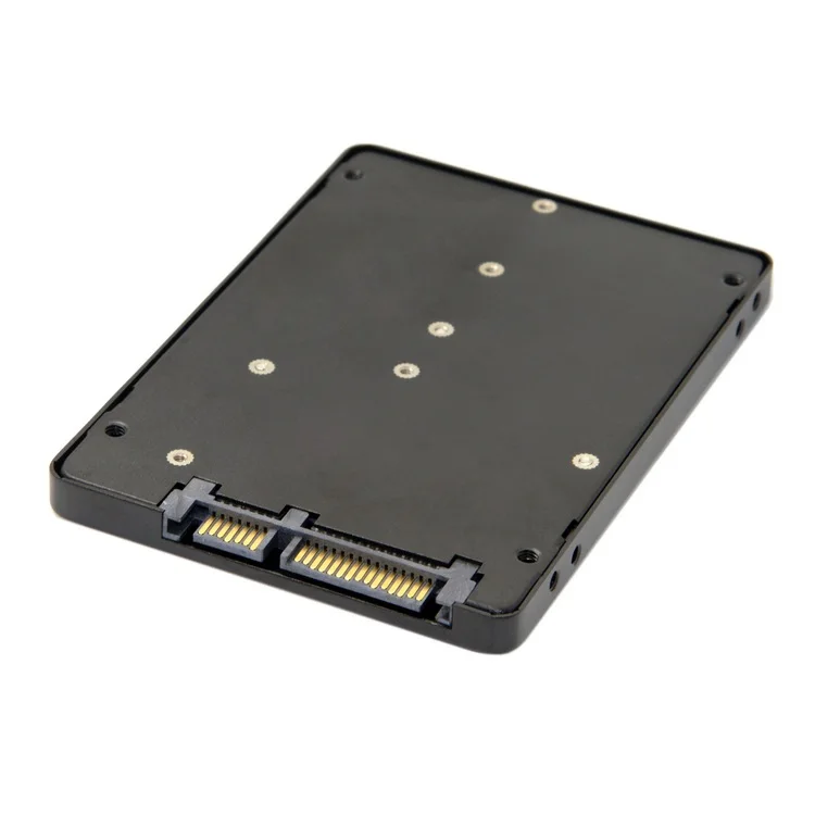 B + M Key Socket 2 M.2 NGFF (SATA) SSD к адаптеру 5 SATA адаптер для карты с черным металлическим