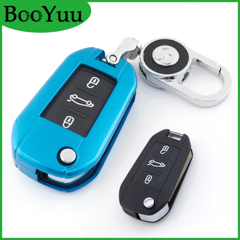 Чехол для автомобильных ключей BooYuu Peugeot 408 2008 3008 4008 5008 301 508 308s 407 Citroen c4 c5 c6 c4l cactus ds4