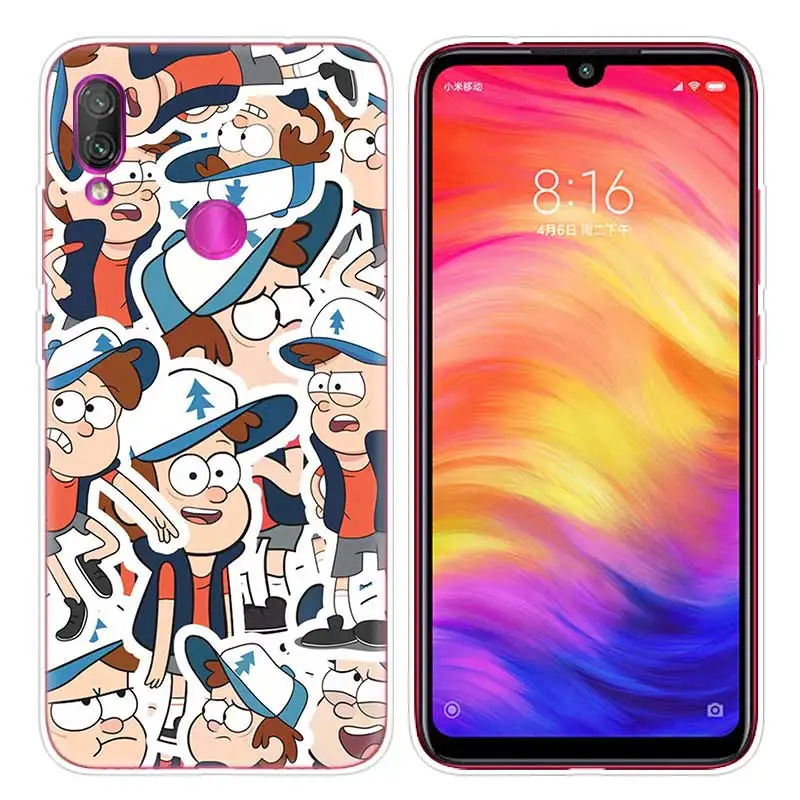 007 Силиконовый чехол для Xiao mi Red mi Note 7, 6, 5 Plus, mi A2, 8 Lite, Pro Prime Play, чехол для телефона, чехол s, Гравити Фолз - Цвет: 007