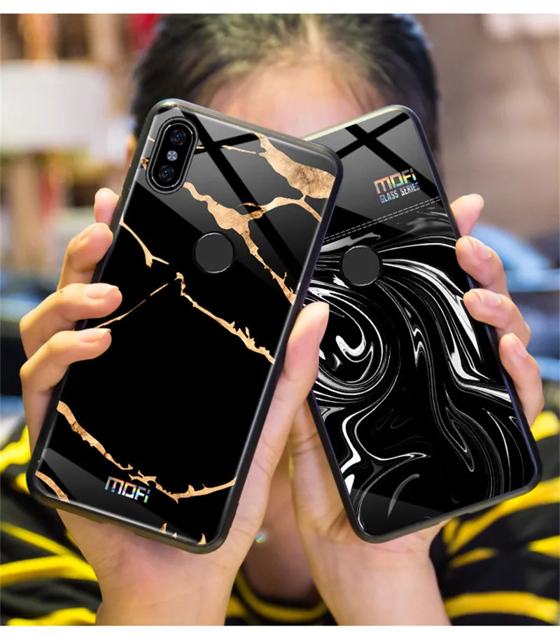 Чехол для Xiaomi Redmi Note 5, чехол для Mofi Redmi Note 5 Pro, чехол, стеклянная задняя крышка, чехол для Redmi Note5, жесткий, уникальный дизайн, с рисунком, 5,99 дюйма