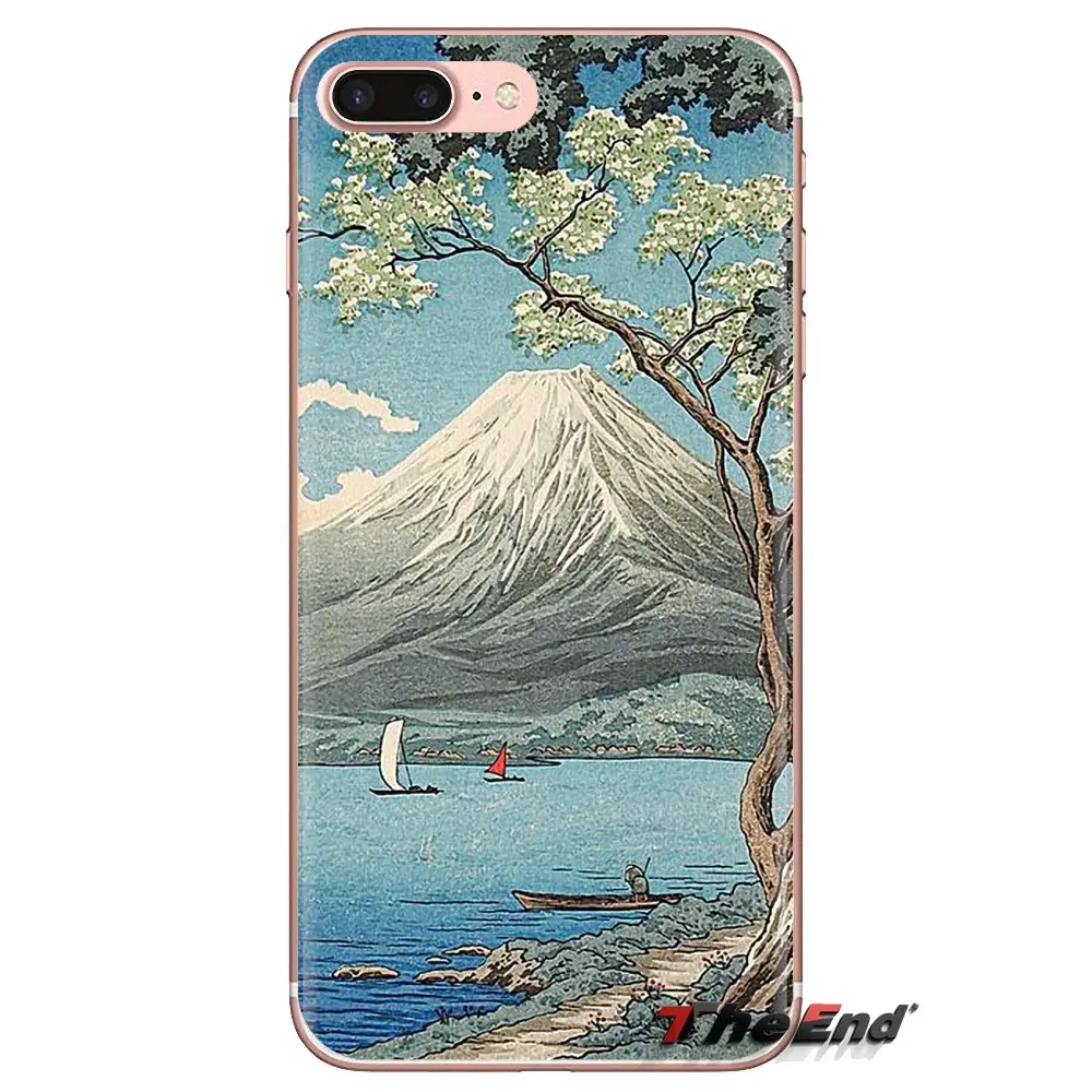Розовый Mt. Fuji Fujisan в любви Япония силиконовый чехол для телефона Huawei Mate Honor 4C 5C 5X 6X 7