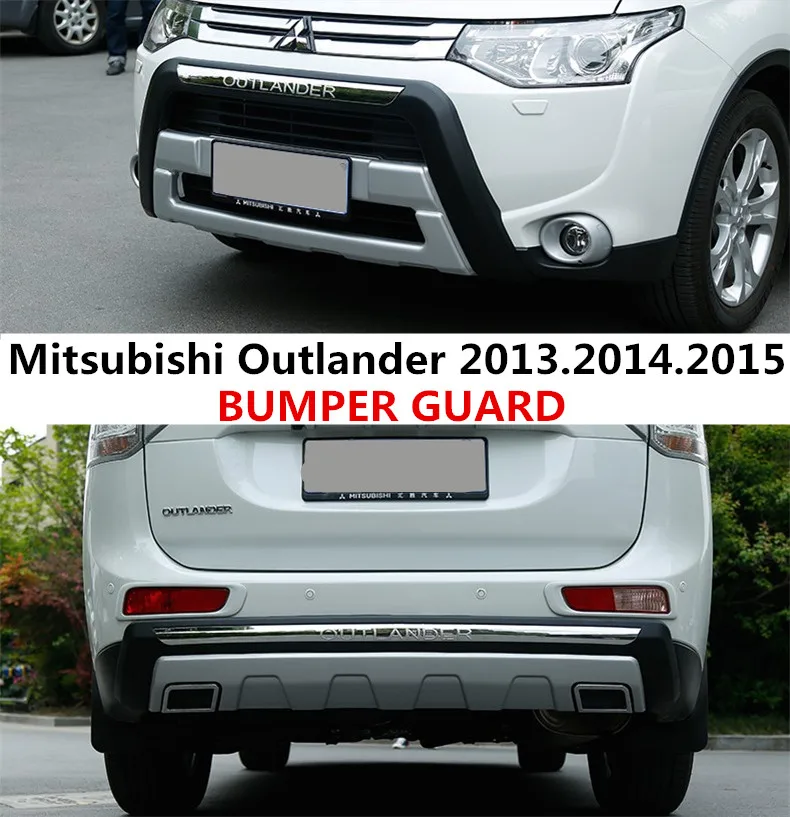 Автомобильный бампер для Mitsubishi Outlander 2013.2014.2015 пластина высокого качества ABS