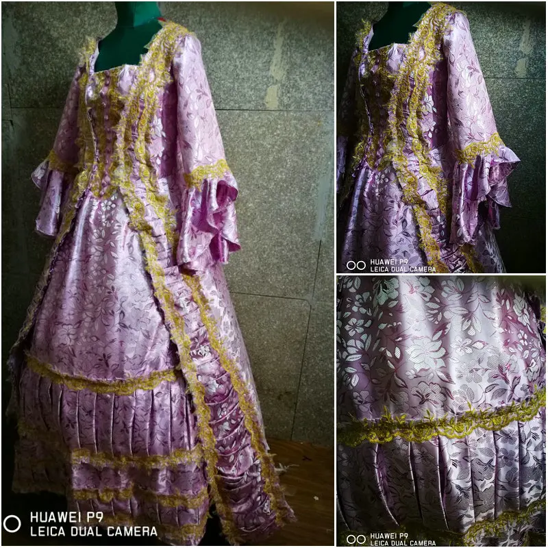 Клиент для заказа! Винтажные костюмы в викторианском стиле 1860 S платья