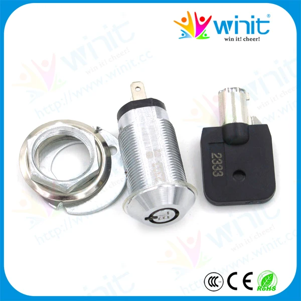 Трубчатый круглый замок для аркадной игры аркадная монета дверь с замком из