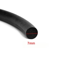 4 meters diy epdm black o car door seal protector foam rubber sealing filler strip weatherstrip