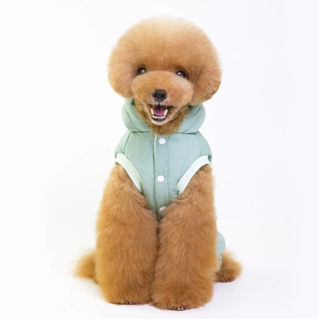 Одежда для собак маленьких теплая хлопковая одежда чихуахуа плотное пальто