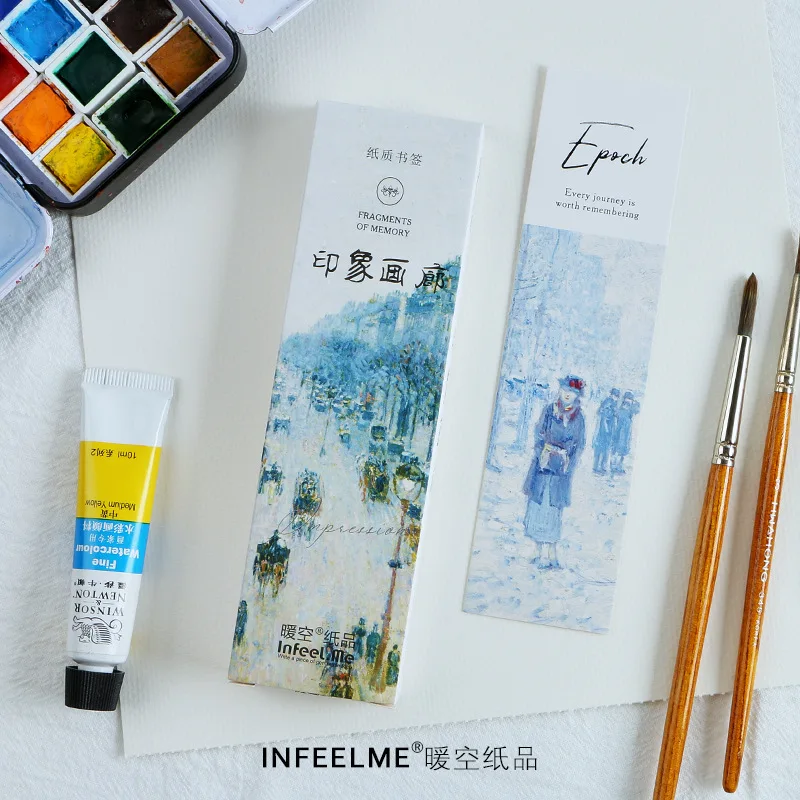 30 шт./компл. бумага для художественных картин с изображением цветов Закладка