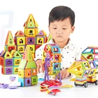 77-402 шт. магнитные блоки магнитные дизайнерские строительные игрушки набор Магнитные Развивающие игрушки для детей подарок для детей