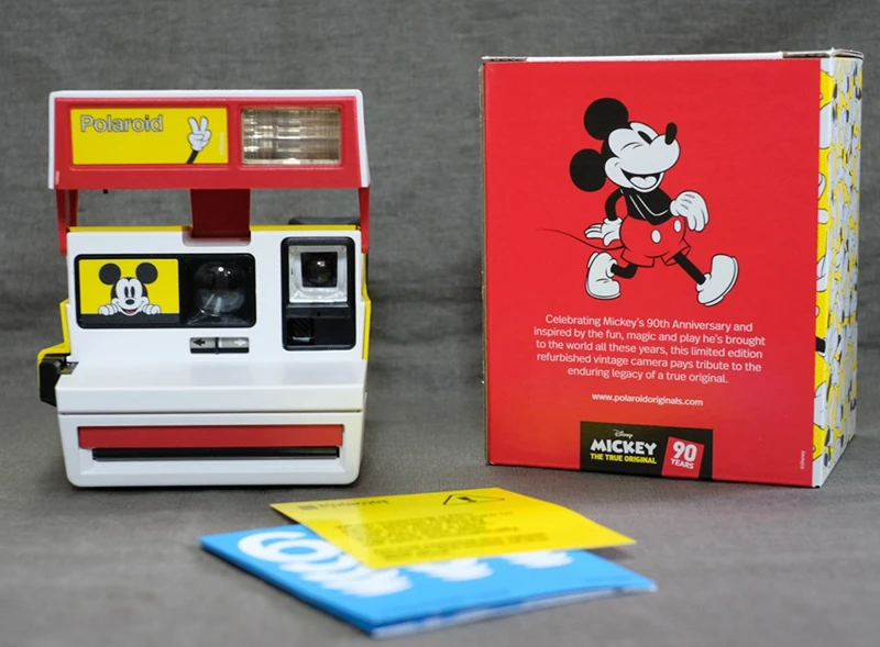Новая камера Polaroid с Микки Маусом 90 летняя Ограниченная серия 600|Плёночные и