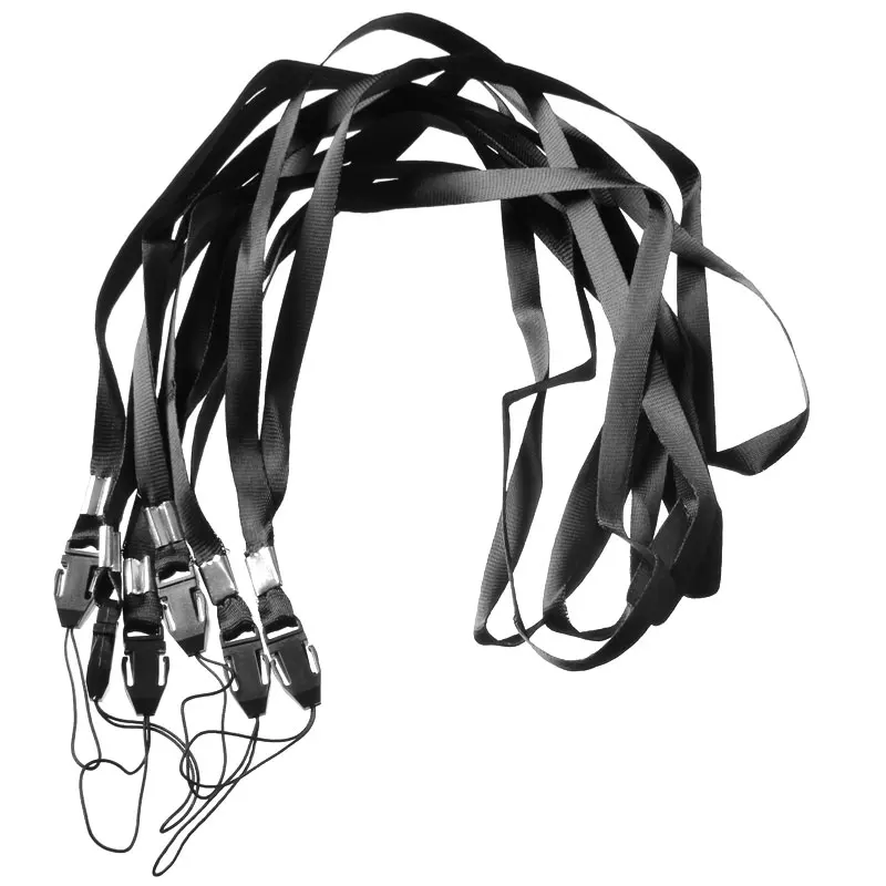 Полиэстер и пластик ID держатель шейный ремешок значка аксессуары для хранения