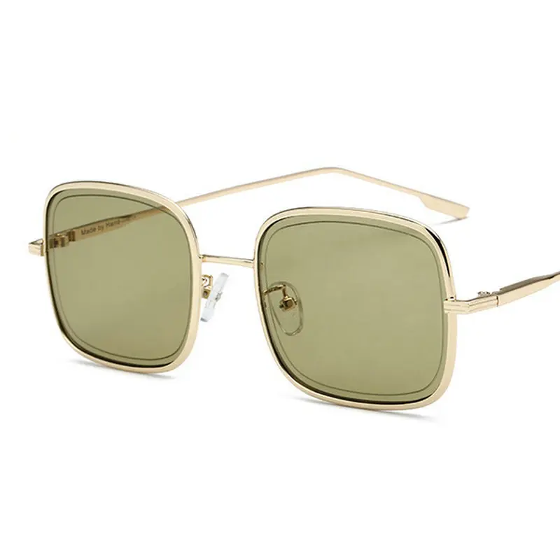 MINCL/Металлические солнцезащитные очки мужские и женские ретро маленькие