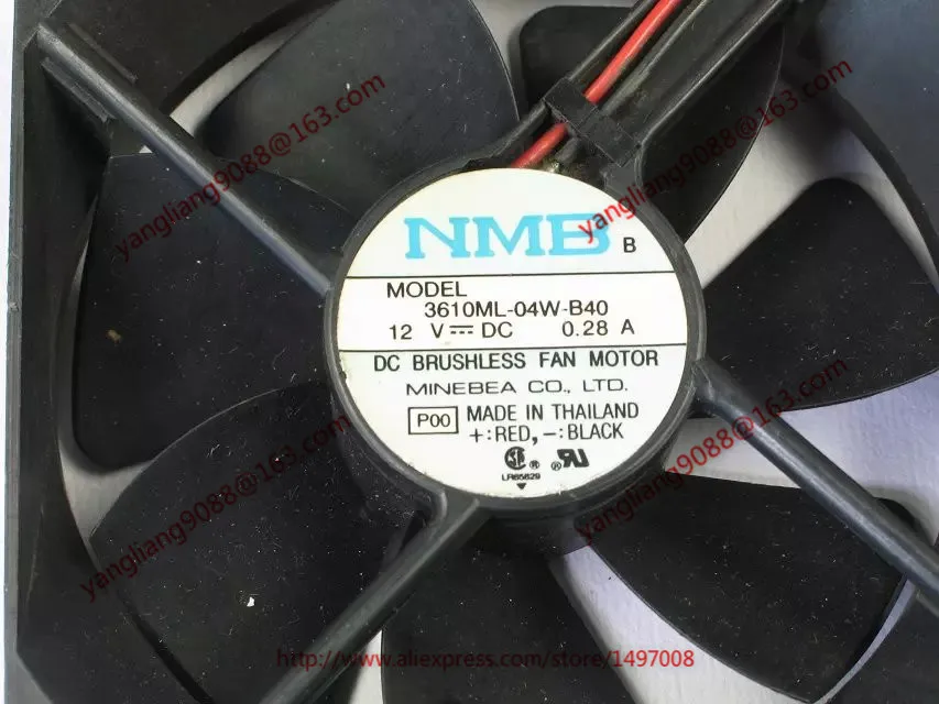 NMB-MAT 3610ML-04W-B40 P00 DC 12V 0.28A 90x90x25 мм вентилятор охлаждения сервера |