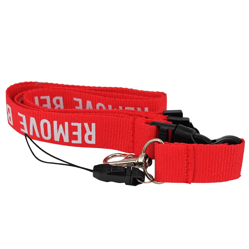 5 шт. remove Before Flight ремешки для брелок для ключей шейный ремень для ремешок DIY красный повесить веревочный брелок шнурки карты спортивный ремешок для ключей