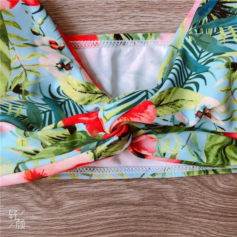 Женский купальник с пуш-ап бразильский купальник-бикини принтом лето 2019 | Женская