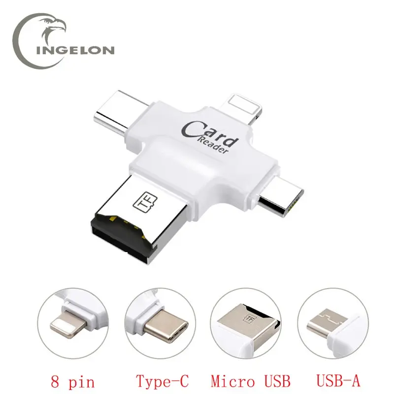 4 в 1 кардридер для SD карт usb Type C|Картридеры| |