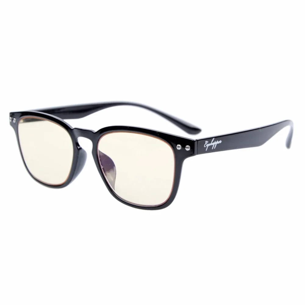 CG079 Eyekepper Винтаж Flex легкая пластиковая оправа Компьютер очки для чтения читателей желтые тонированные линзы