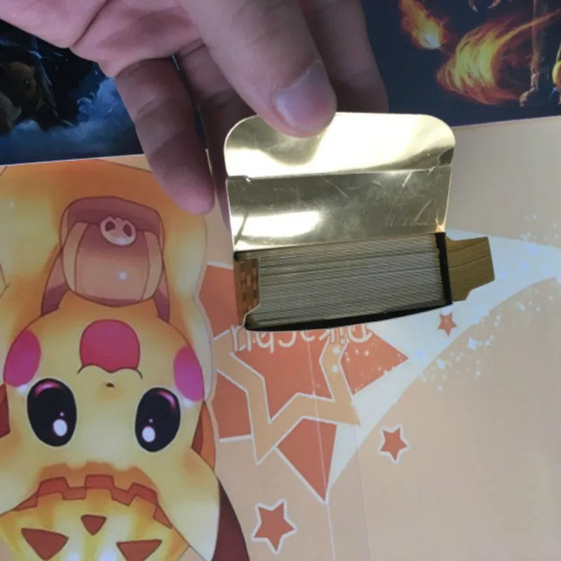 Набор для покера с золотой фотофольгой Волшебная карта пластиковая Фольга