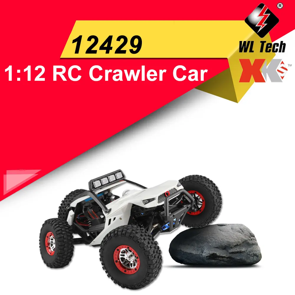 WLToys 12429 2.4G 1:12 40km/h High Speed Off-Road Racing Radio Remote Control Buggy RC Rock Crawler Truck | Игрушки и хобби