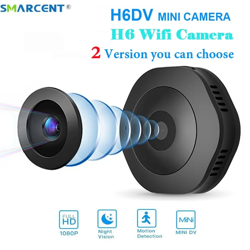 

HD 1080P 720P H6 мини камера ИК Ночное Видение Обнаружение движения микро камера DV DVR рекордер мини видеокамера домашняя камера PK C1 C6