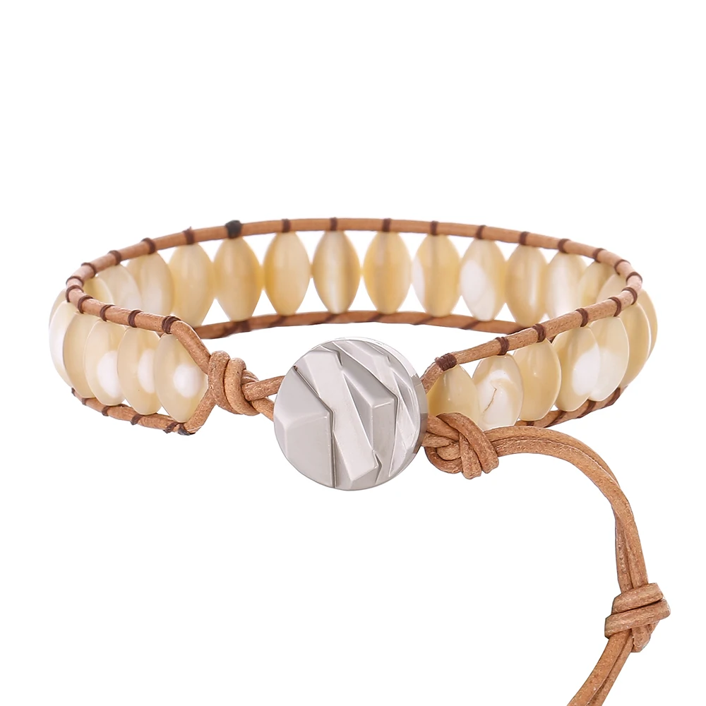 Новинка 2018 дизайнерский браслет из сплава с шестью цветами женский бусинами |