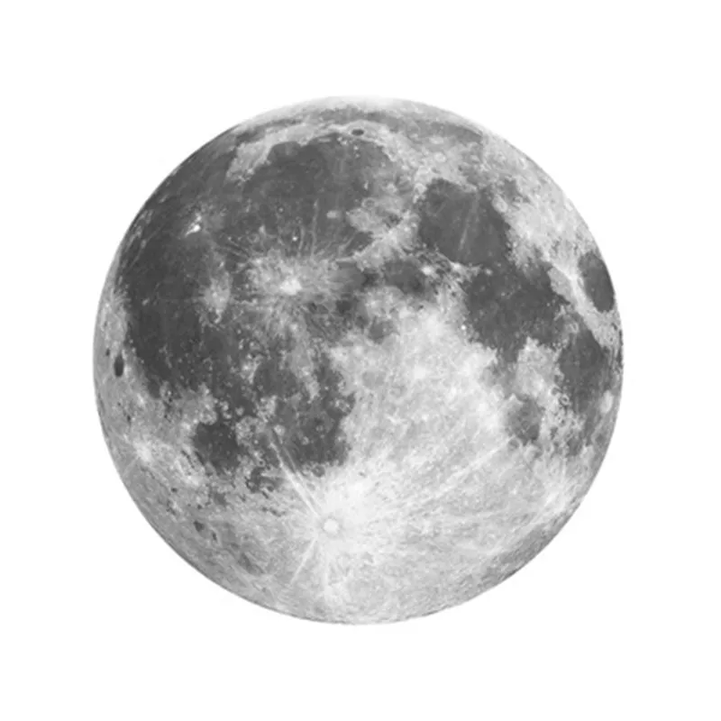 50 см наклейка на стену Planet Moon для детей декоративная комнаты удивительные 3D View Vivid