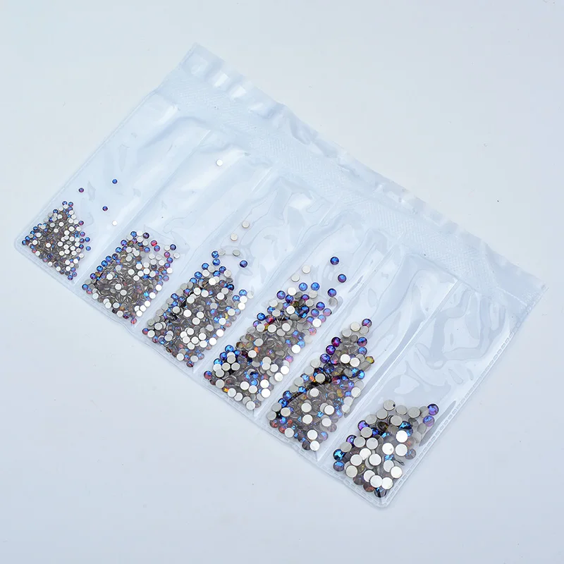 Blue Flame JUNAO ss 6, 8, 10, 12, 16, 20 разных размеров, стразы из стекла AB для украшения ногтей, камни с плоской задней поверхностью и клей для кристаллов со стразами - Color: Blue Flame