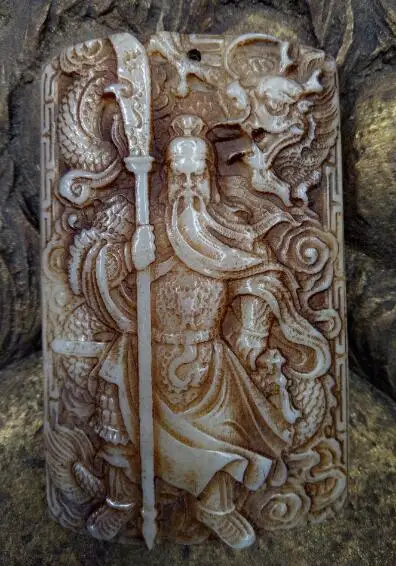 Кулон Ювелирная скульптура домино дядя Гуань|guan| |