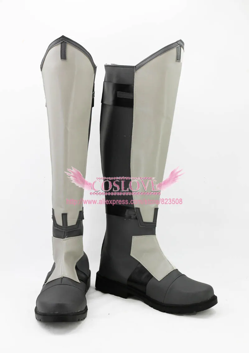 

RWBY James Ironwood Grey Cosplay Shoes Boots CosplayLove For Halloween Christmas Party