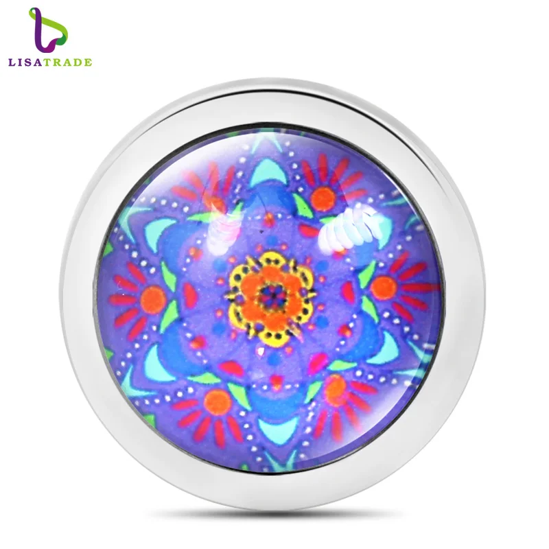 1 шт цветок 33 мм моя монета валюта стеклянная Монета диск подходит для Moneda кулон