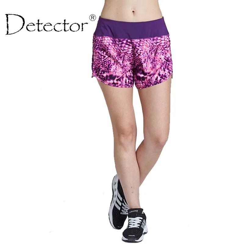 Женские шорты Detector женские спортивные для фитнеса крутые с принтом женщин и бега