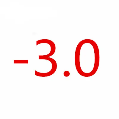 Dioptre-1,0-1,5-2,0-2,5-3,0-3,5-4,0-4,5-5,0-5,5-6,0 полуоправы очки для близоруких мужчин и женщин - Цвет оправы: -3.0
