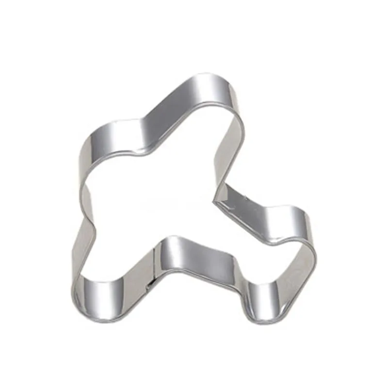

Airplane Boy Birthday Party Decoration Cookie Cutter Mould Cake Decorating Tools Stainless Steel Fondant Gadget Kitchen Stamp