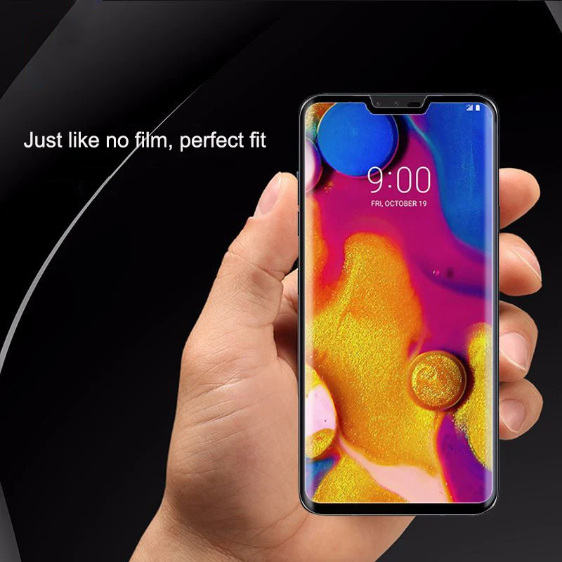 Закаленное стекло HereCase 9H для LG V40 G7 ThinQ plus защитная пленка на весь экран + V30 2018