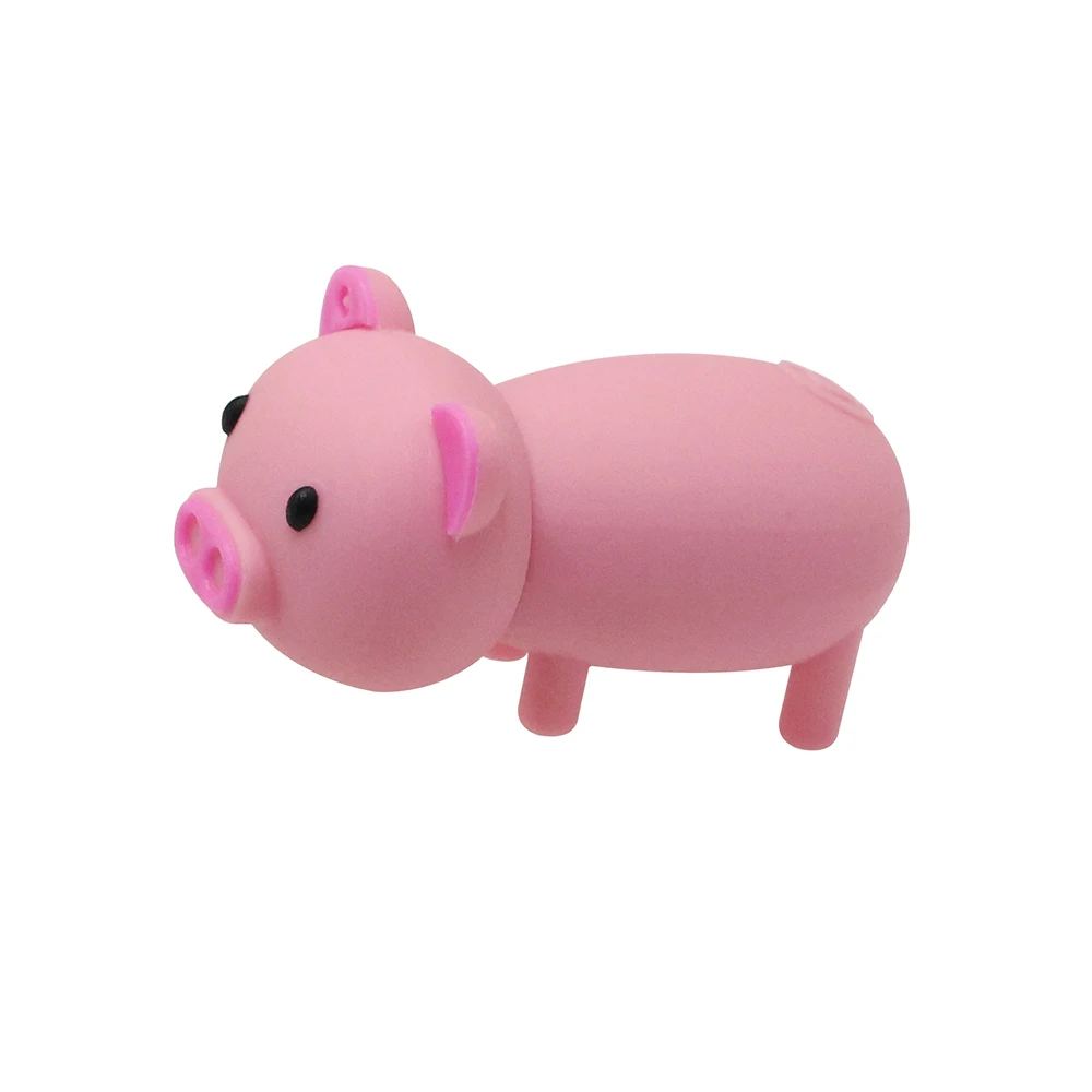 Флеш-накопитель Prive Cartoon Pink Pig, 4 ГБ, 8 ГБ, 16 ГБ, 32 ГБ, 64 ГБ, Usb флеш-накопитель, USB 2,0, флеш-карта памяти, 128 ГБ, диск на ключ, подарок