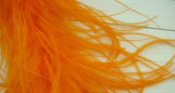 Праздничное украшение разноцветная полоса натуральное красивое страусиное перо