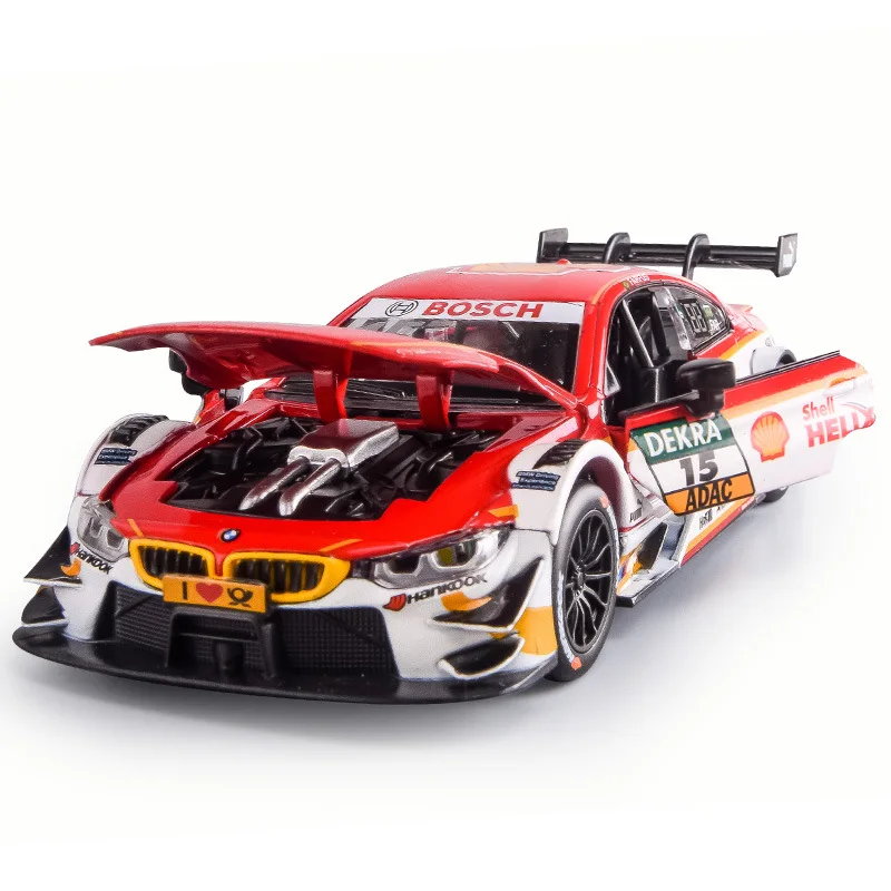 Гоночный автомобиль M4 riling модель из сплава 1:43 DTM гоночный картина оттягивание