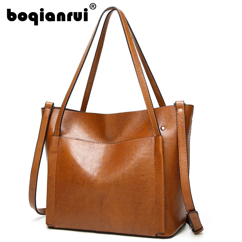 

2018 PU Women's Handbag Fashion Shoulder Bags Ladies Casual Totes Simple Women Messenger Bag Vintage Crossbody Bags