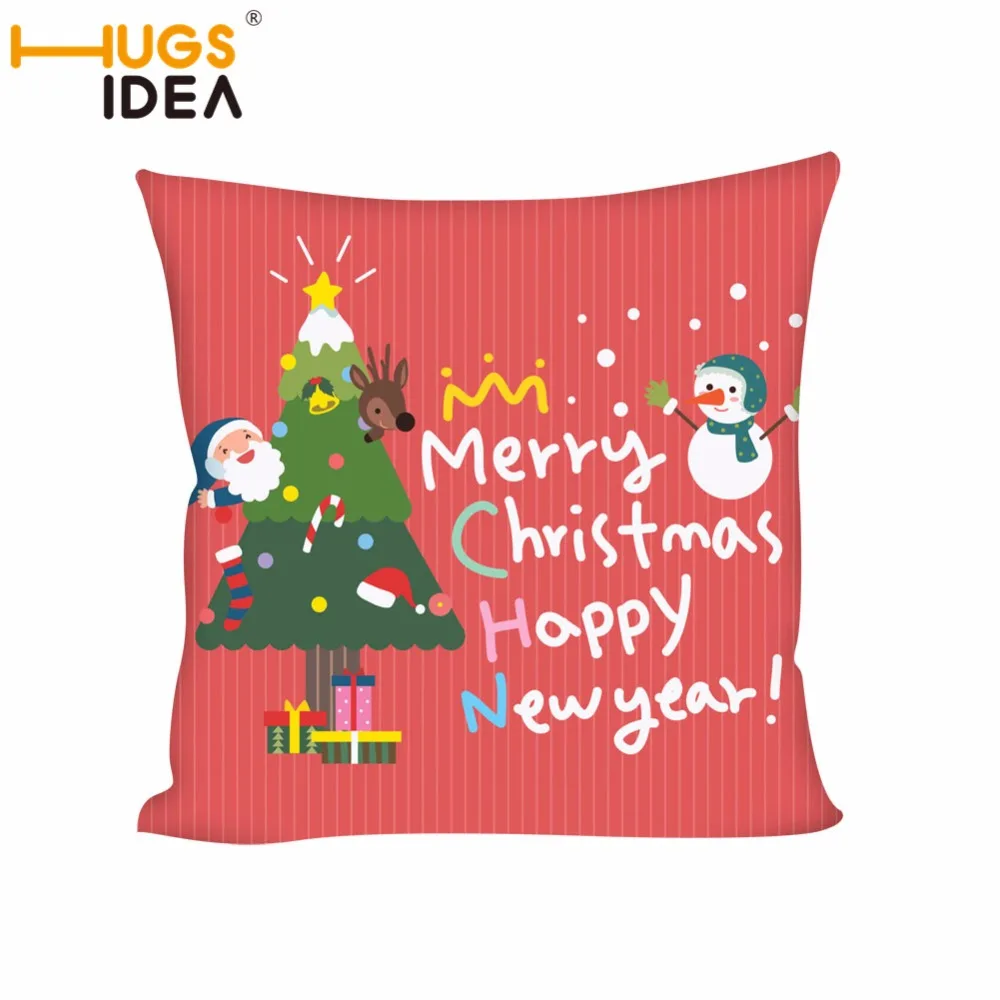 HUGSIDEA Рождество Pilow Рождественский подарок чехол дешевые чехлы для дивана