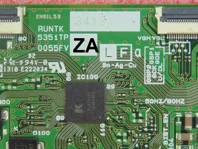 Оригинал Новое поступление 01 09 t con RUNTK 5351TP 0055FV ZZ RUNTK5351TP ZA все хорошее качество