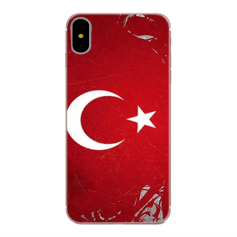 Модный силиконовый чехол с флагом Турции для Huawei P7 Honor 4C 5A 5C 5X 6 6C 6A 6X 7 7X 8 9 V8 V10 Y3II Y5II